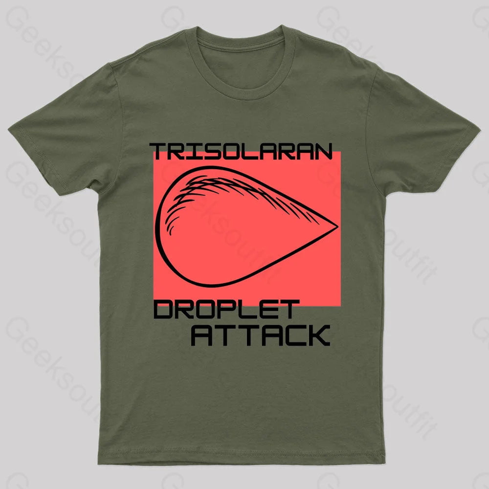 Droplet Attack Nerd T-Shirt Practical Women's Quick - dry
