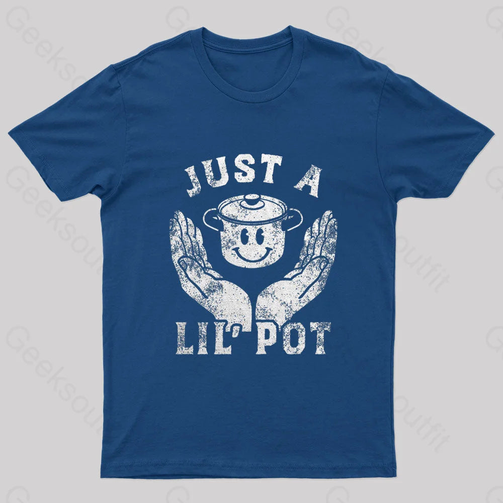 Just A Lil Pot Nerd T-Shirt Tough Women's Military - inspired