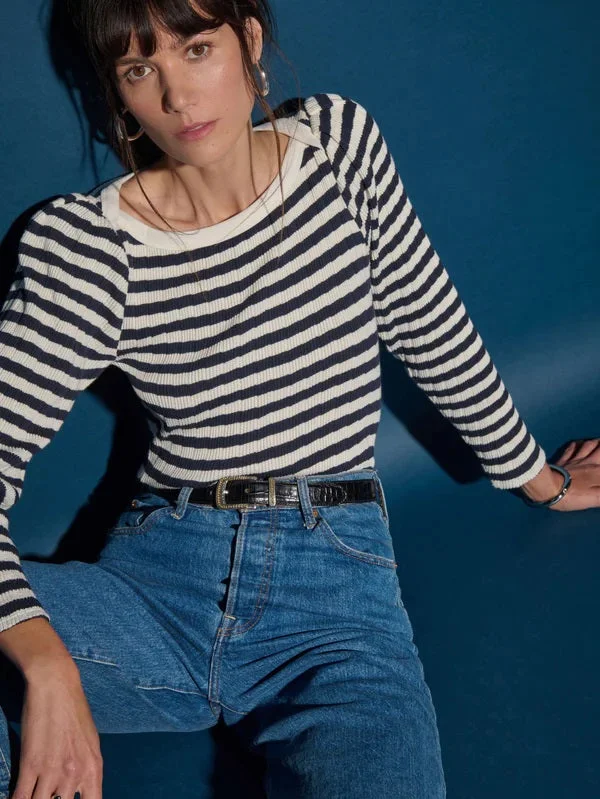 Amelie Neck Top Geometric