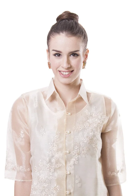 WO01 - Women's Barong Tagalog - Filipiniana Contemporary 