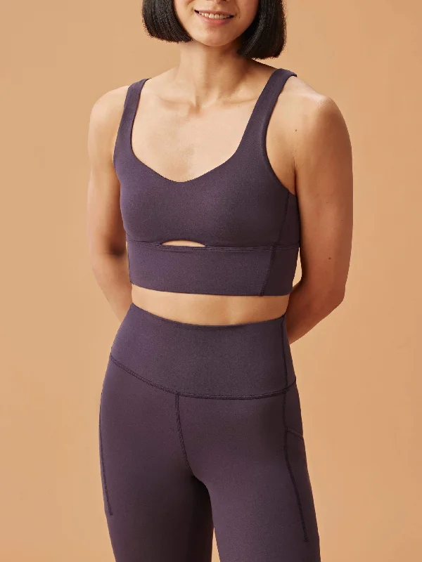 NEIWAI ACTIVE X NYCB Mousse Medium Support Long Sports Bra Trendy Women's Oversized