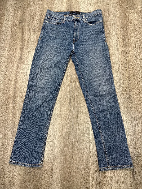 Jeans Straight By Hudson In Blue Denim, Size: 2 Sharp Women's Italian