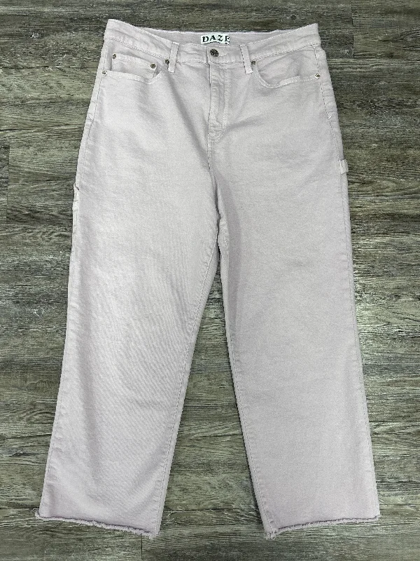 Jeans Straight By Daze In Purple, Size: 12 Refined Women's Hand - crafted