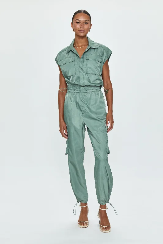 Jade Cargo Jumpsuit - Bluff Sharp Women's Italian
