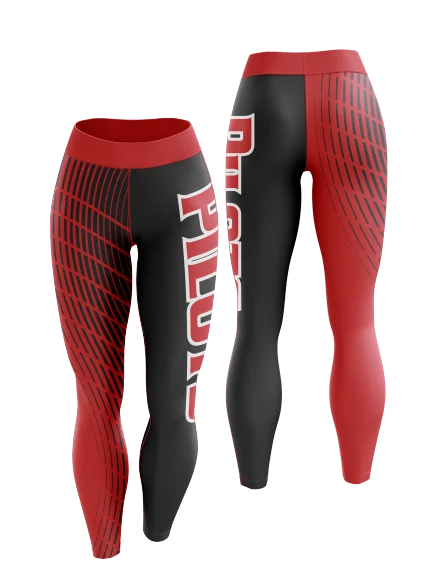 Pinecrest Pilots Abstract Womens Leggings/Capri Scandinavian