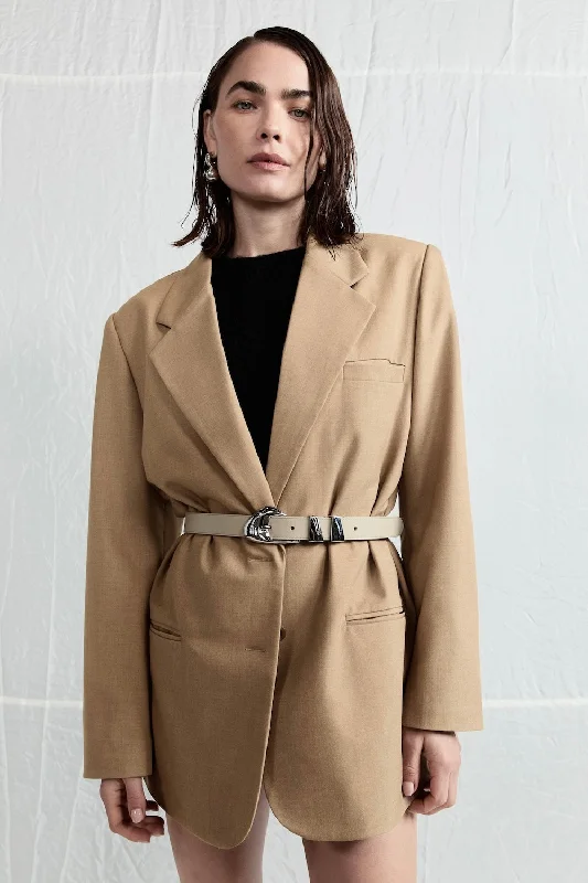 Sayna Blazer Latte Contemporary 