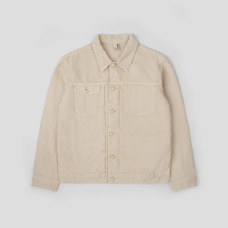 Denim Battle Jacket Palo Santo Polished Women's Silk