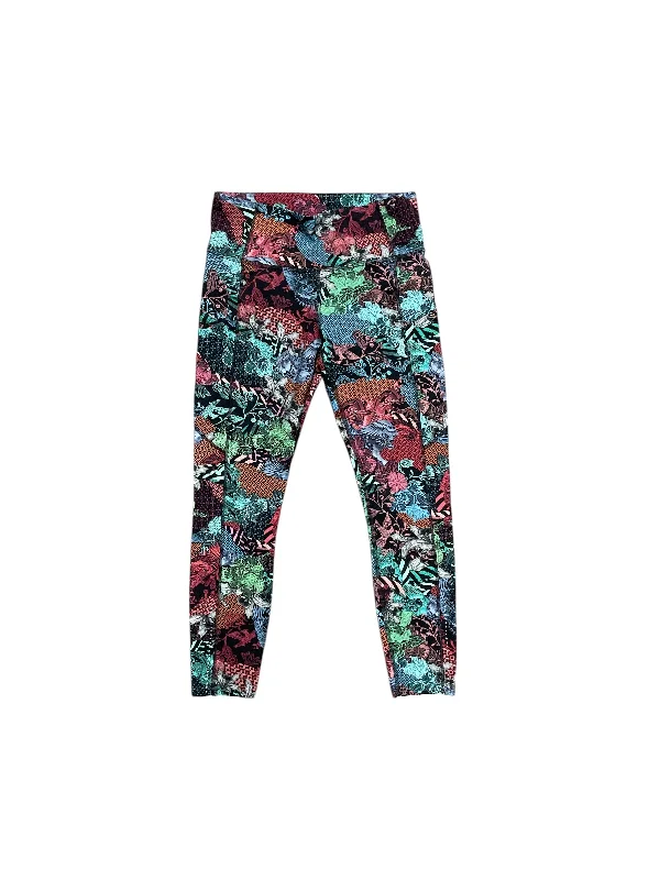 Athletic Leggings By Lululemon In Multi-colored, Size: 8 Athletic Women's High - 