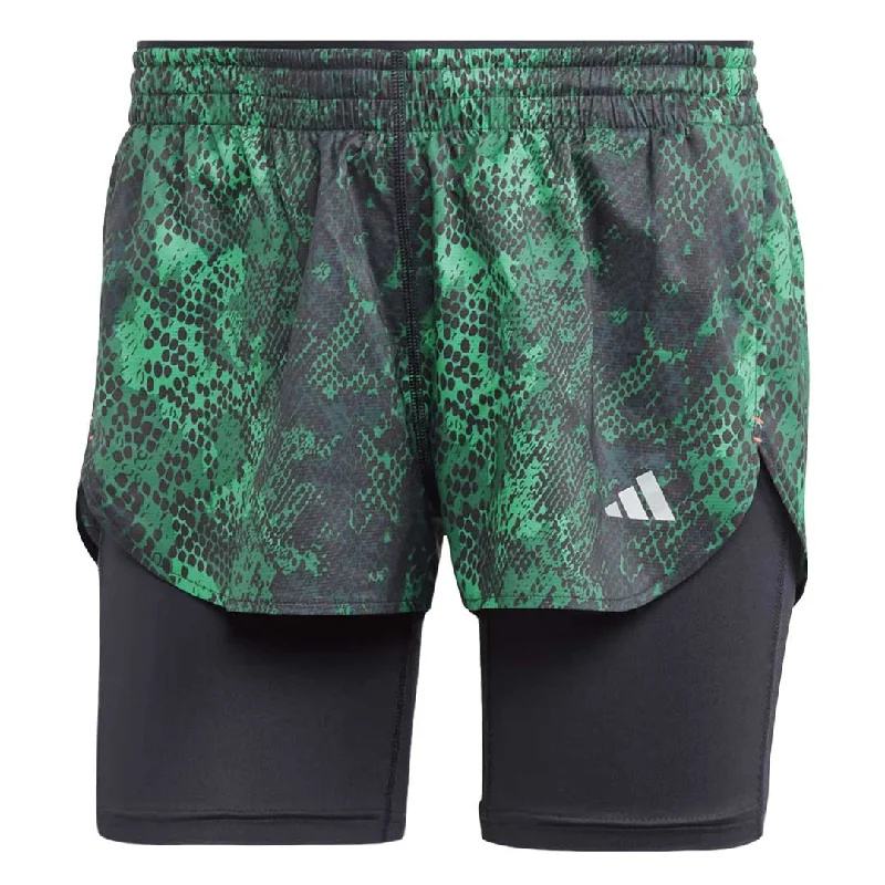 adidas - Women's Run Fast 2-In-1 Shorts (HY8462) Elegant Women's Formal 