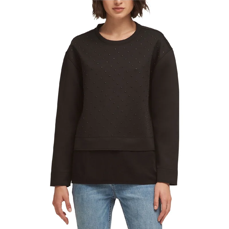 Dkny Womens The Everywhere Sweatshirt Cool Women's Distressed