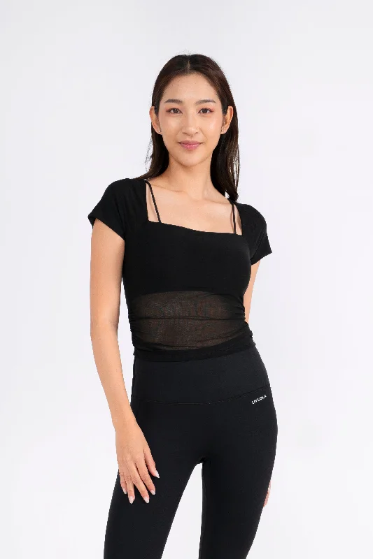 Radar Mesh Short Sleeve [2-Piece Top Only] French