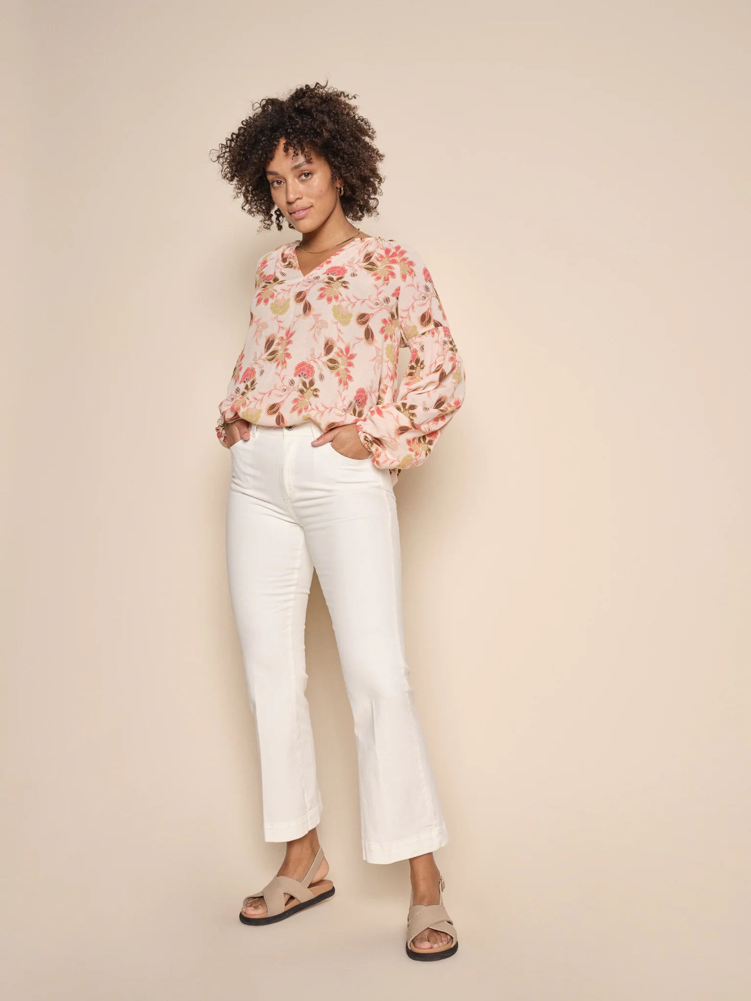 Mos Mosh White Jessica Spring Pants Gym