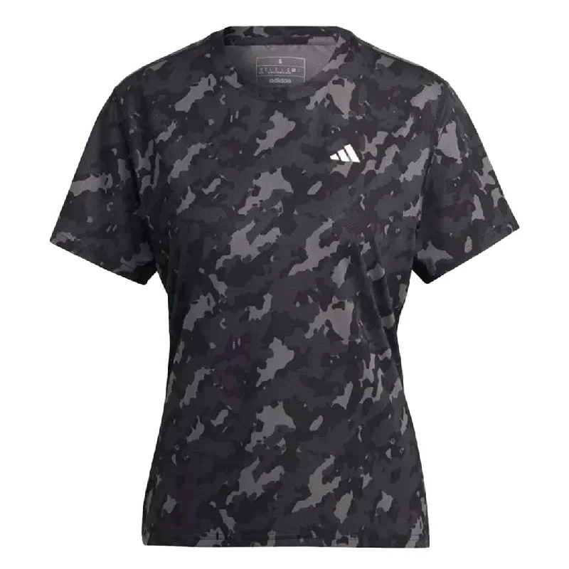 adidas - Women's Own The Run AOP T-Shirt (HM4250) Sophisticated Women's 