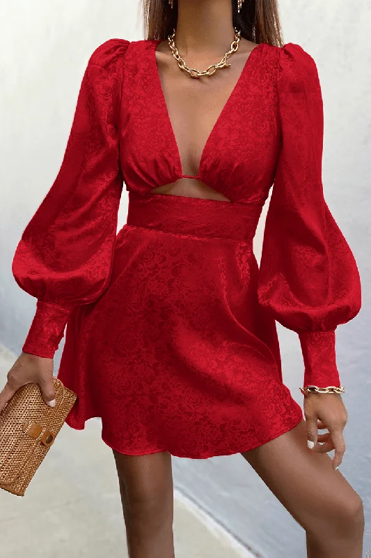 Rosalie Mini Dress - Red Hip Women's Urban
