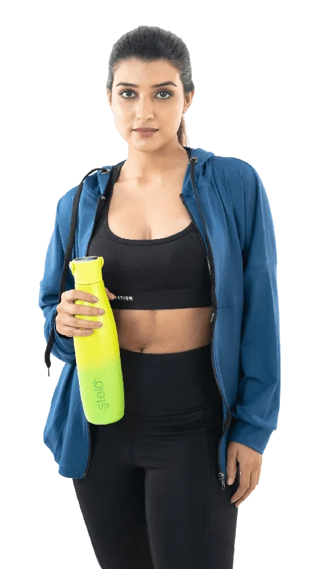AirForce Blue Primary Hooded Jacket Compression