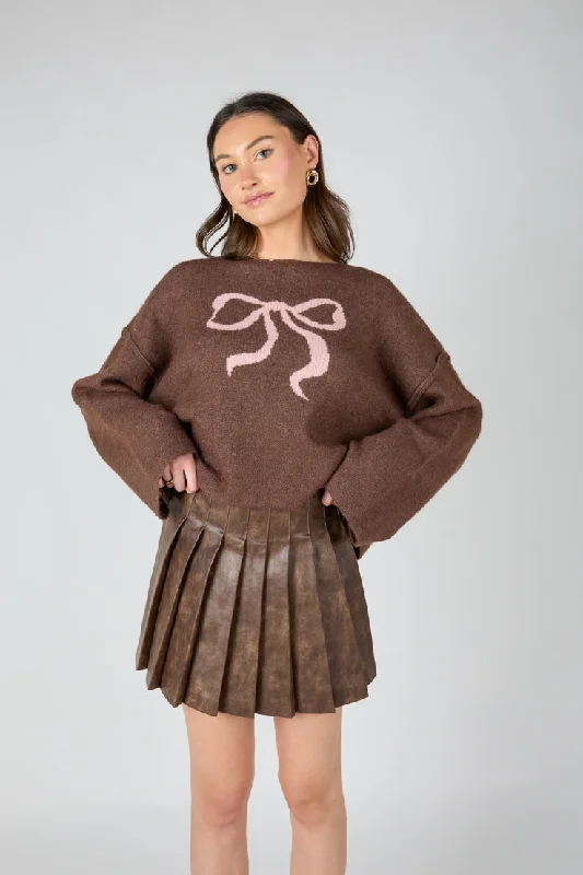 Ribbons Sweater Athletic Women's 