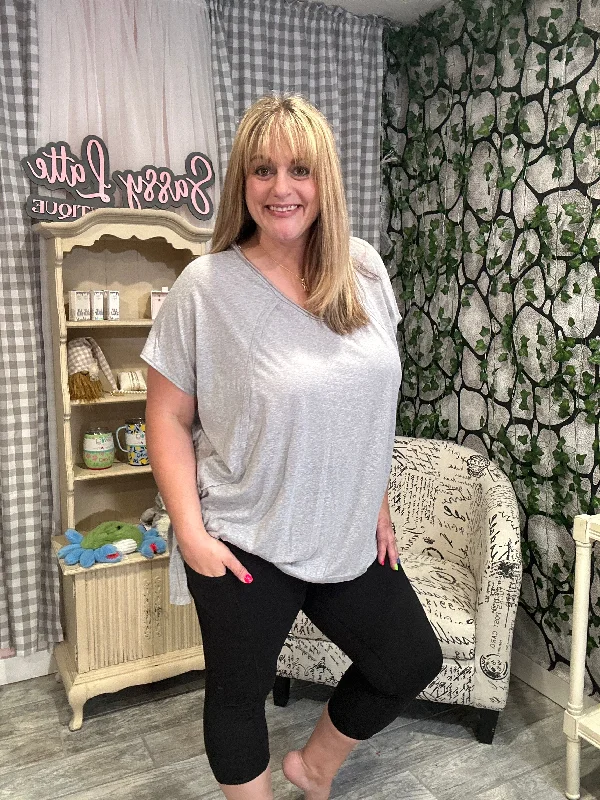 Your Favorite Capri Legging with Pockets Relaxed Women's Beachy