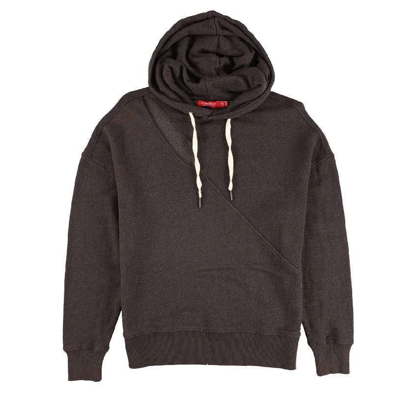 n:philanthropy Womens Fran Hoodie Sweatshirt, Brown, Small Sleek Women's Metallic