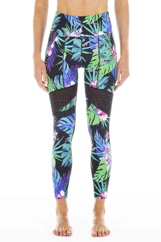 Wild Orchid | Moana Activewear Leggings Artistic Women's Hand - painted