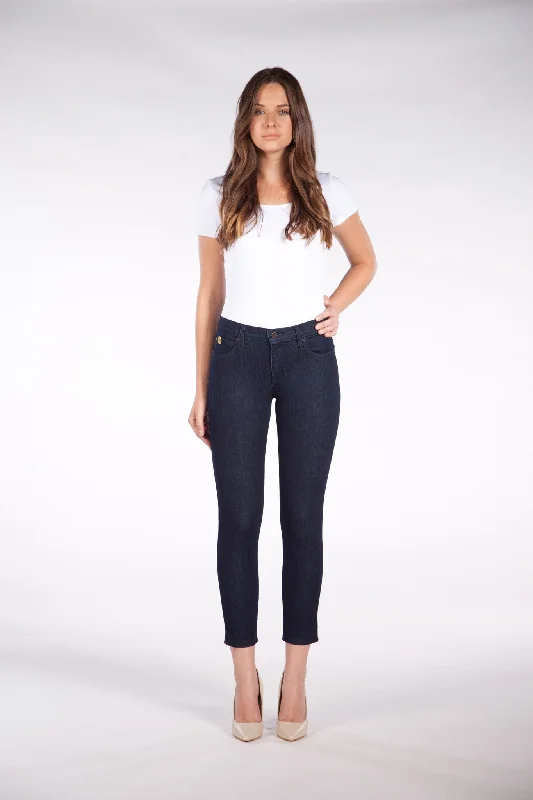 1305  (Rinse Indigo Ankle Jean) Cool Women's Distressed