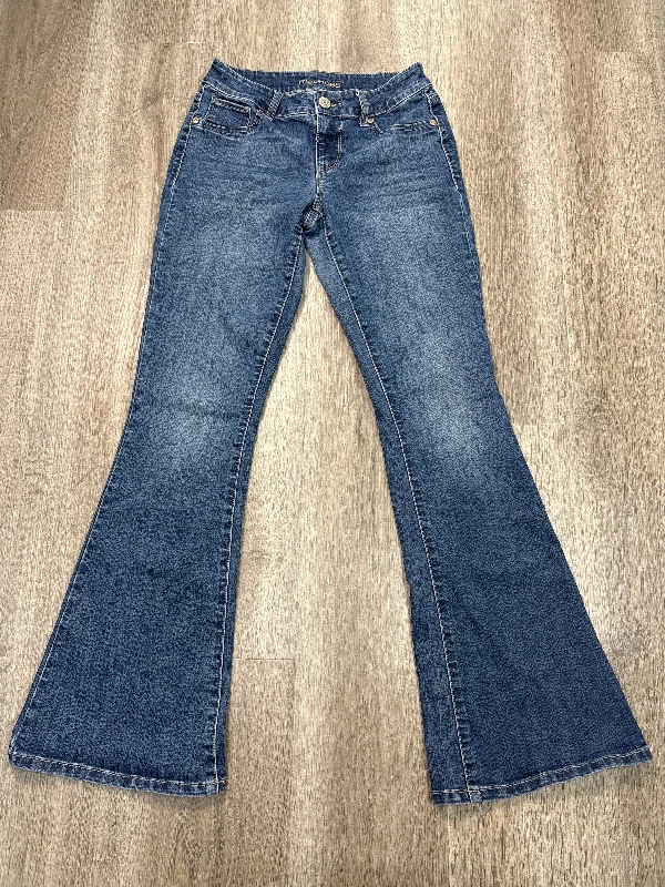 Jeans Flared By Maurices In Blue Denim, Size: 0 Refined Women's Classic 