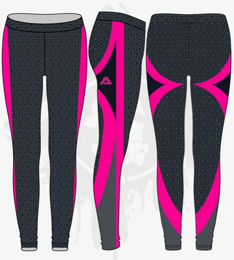 Illusory Neon Womens Leggings Monochromatic Office Style