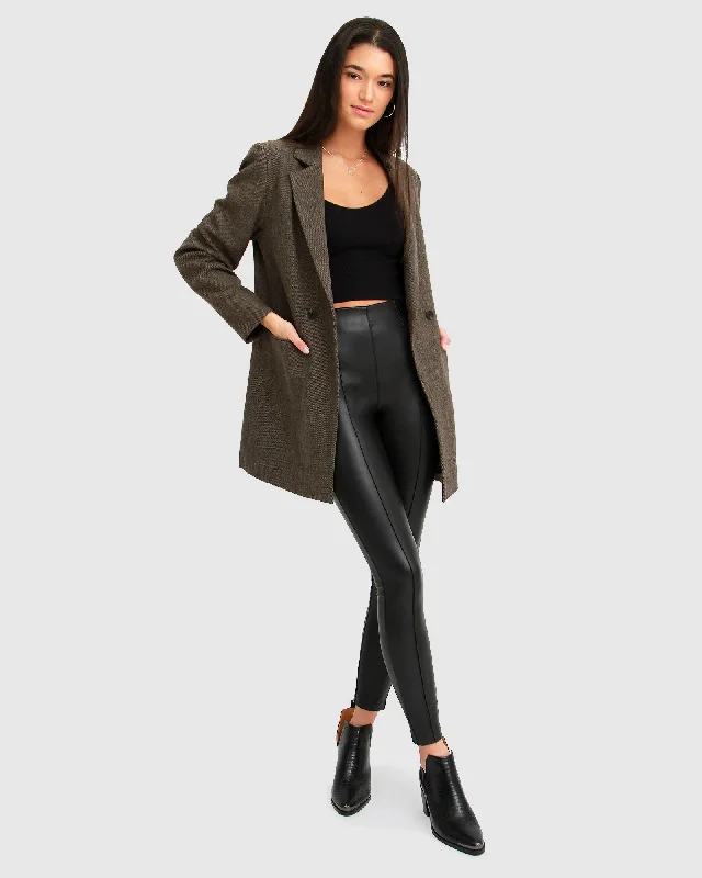 Kensington Oversized Coat - Brown French