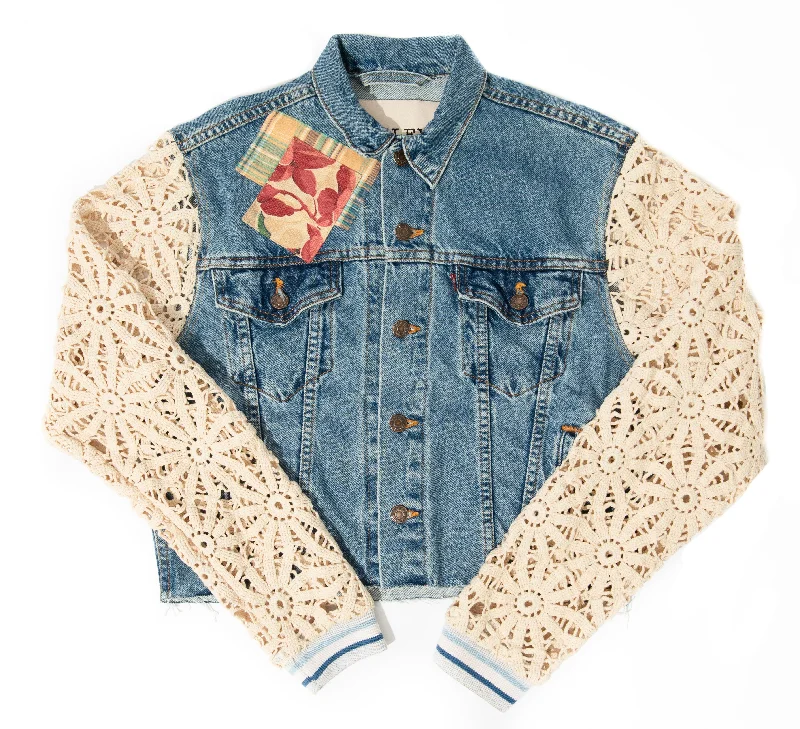 RILEY VINTAGE Yarn Master Trucker Jacket ships in 2 weeks Athletic Women's 