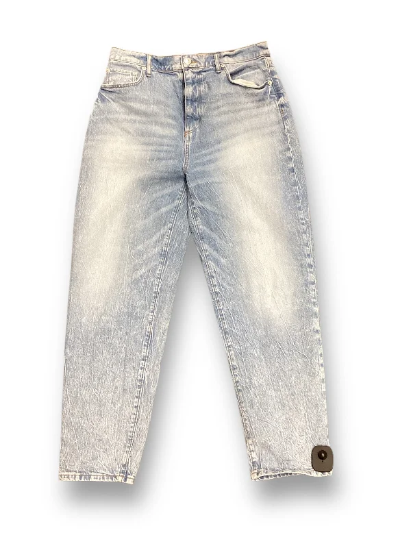 Jeans Straight By Loft In Blue Denim, Size: 4 garde