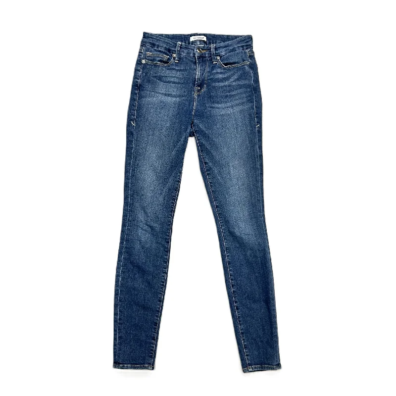 Jeans Skinny By Good American In Blue Denim, Size: 2 Dynamic Women's Moto