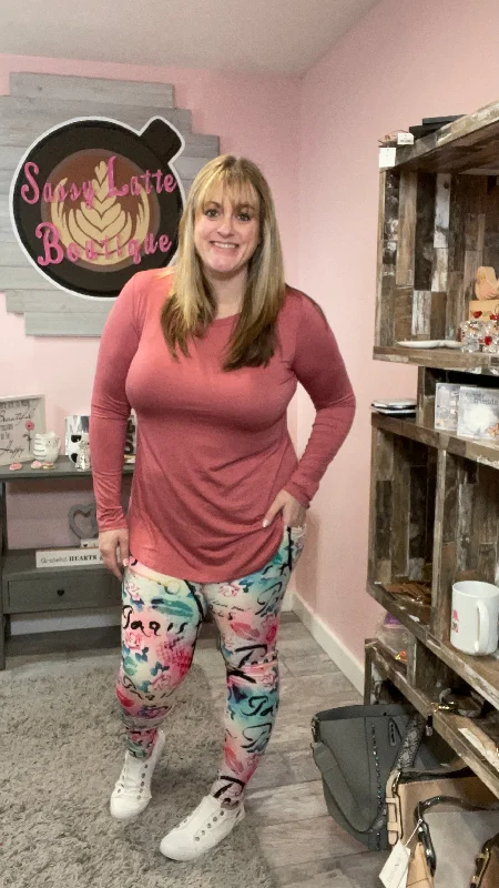 Paris Leggings with Pockets Monochromatic All - in - one