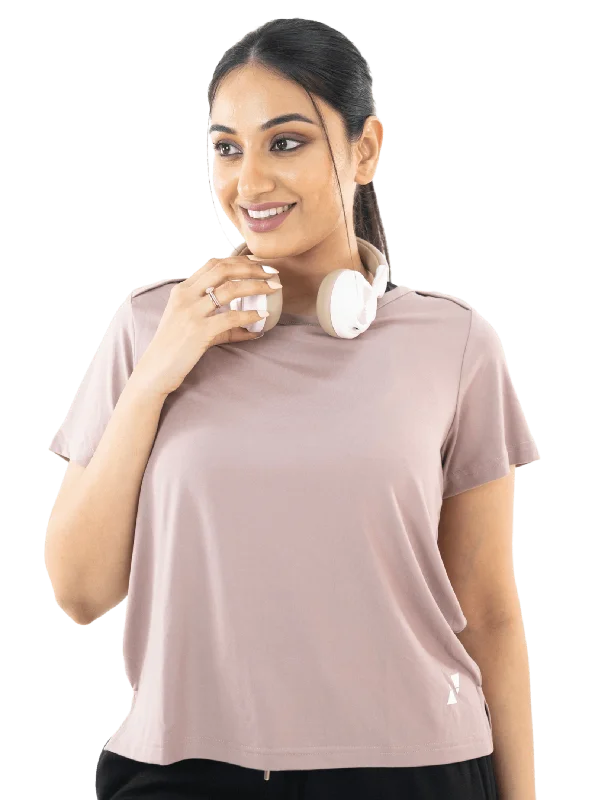 Ashrose Pink EEZY Tee Cashmere