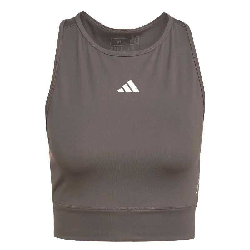 adidas - Women's Techfit Colourblock Crop Tank Top (IN5067) Feminine Women's Soft 