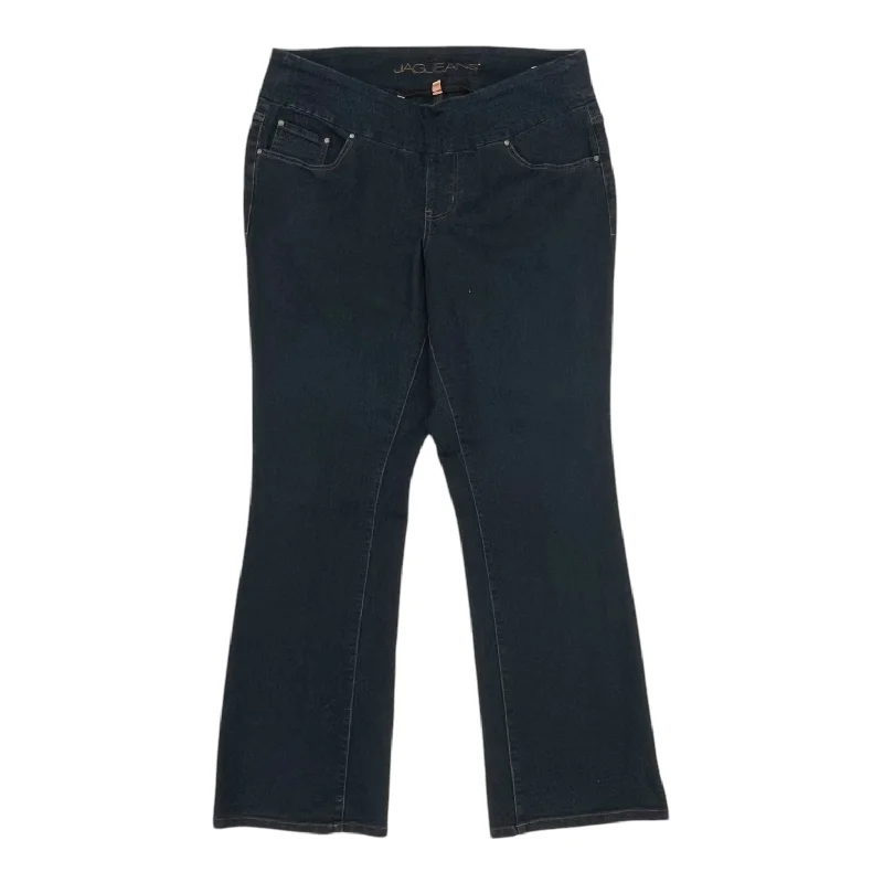 Jeans Flared By Jag In Blue Denim, Size:16 Business