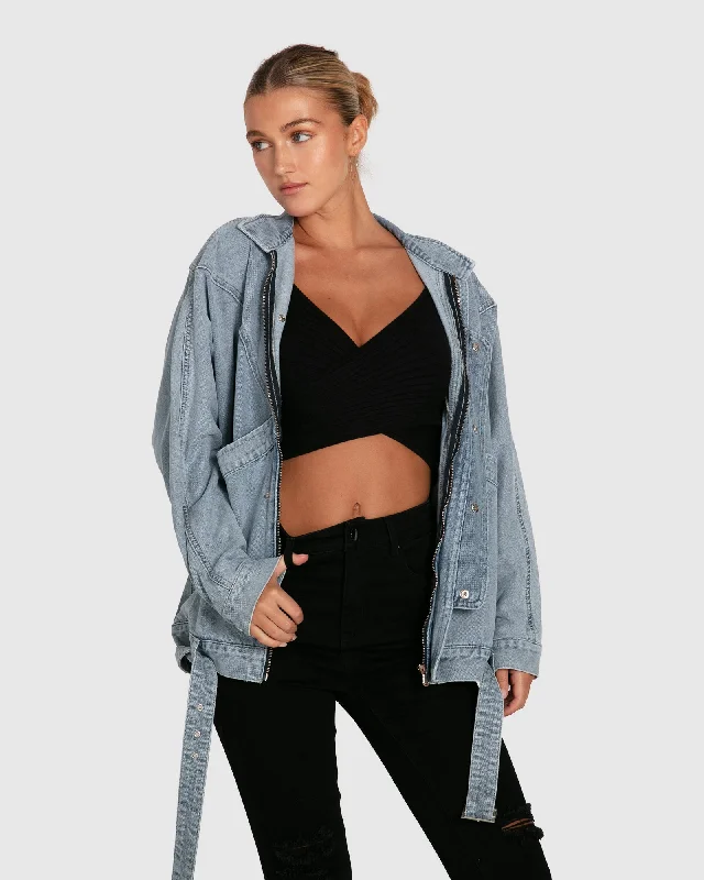 All About You Denim Jacket - Stonewash Contemporary 