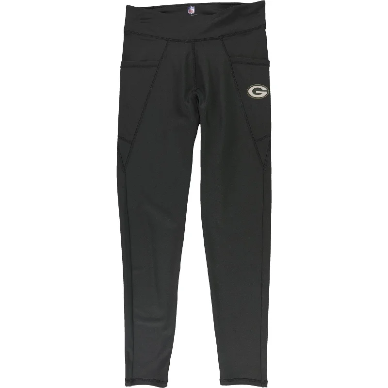 G-III Sports Womens Green Bay Packers Compression Athletic Pants, Black, Small Refined Women's Hand - crafted
