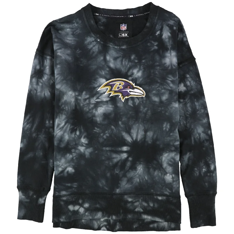 G-III Sports Womens Baltimore Ravens Sweatshirt, Black, Small Modern Women's 