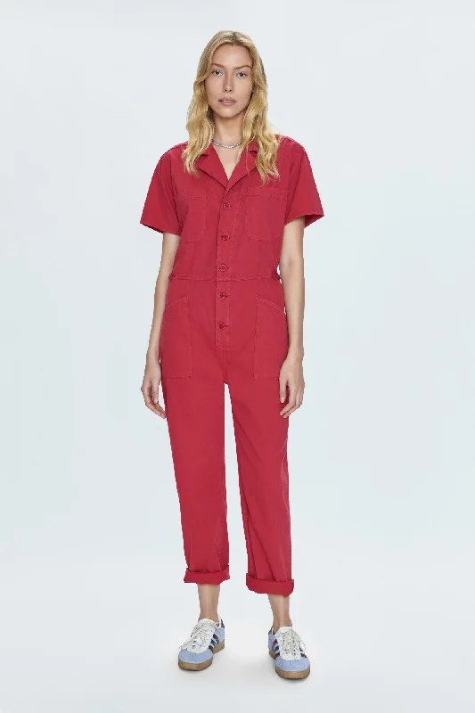 Grover Jumpsuit - Rouge Monochromatic All - in - one