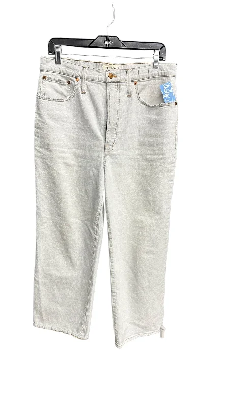 Jeans Wide Leg By Madewell In Blue Denim, Size: 8 Dynamic Women's High - energy