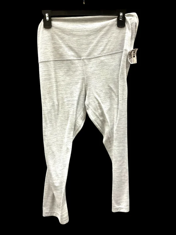 Athletic Leggings By Lululemon In Striped Pattern, Size: 14 Dapper Women's 1920S