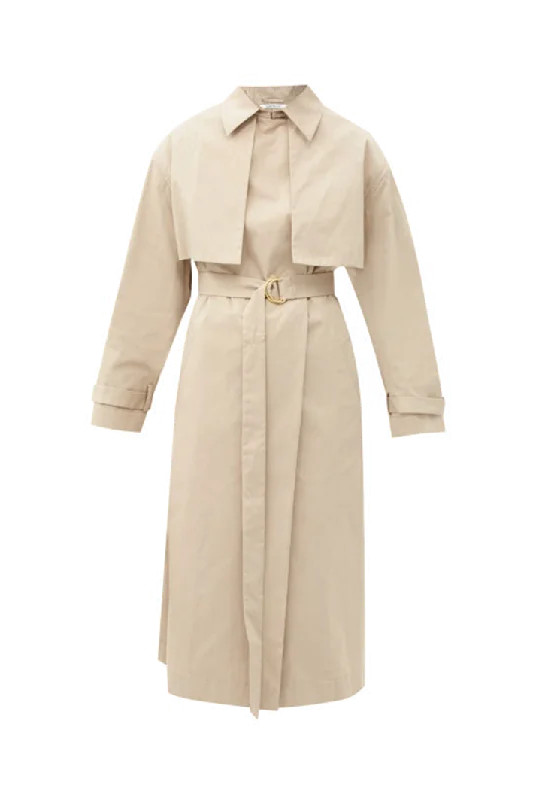 Organic Cotton-blend Trench Coat Bold Women's Statement
