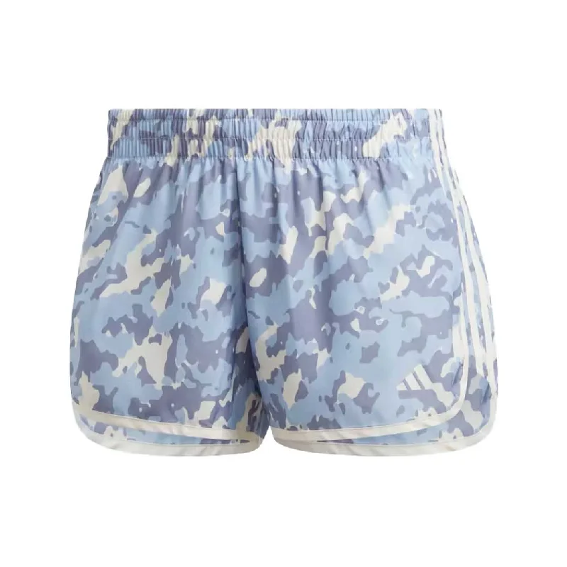 adidas - Women's Marathon 20 Camo Running 4 Inch Shorts (HR9972-4IN) Elegant Women's Formal 
