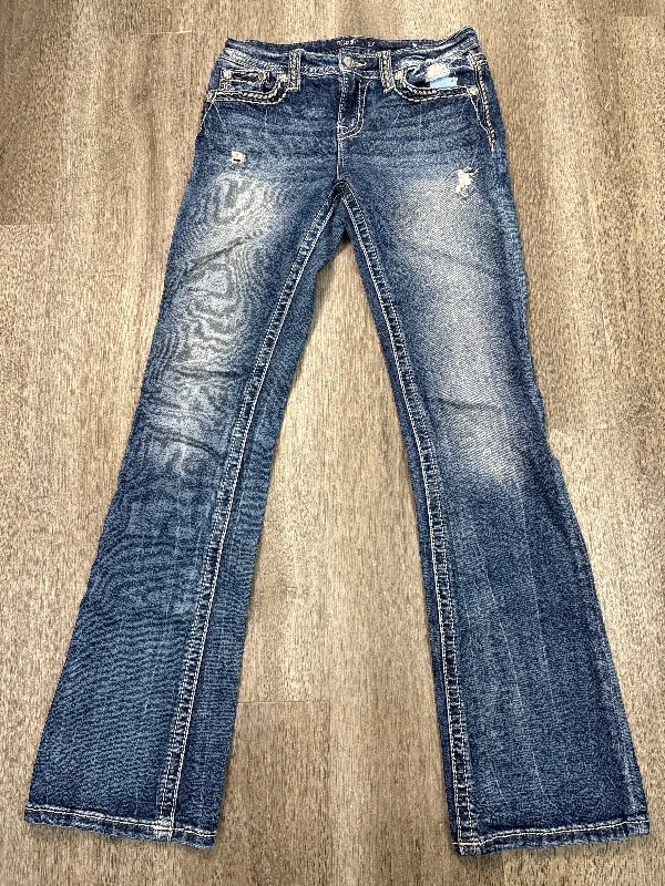 Jeans Boot Cut By Miss Me In Blue Denim, Size: 2 Streetwear Style for 