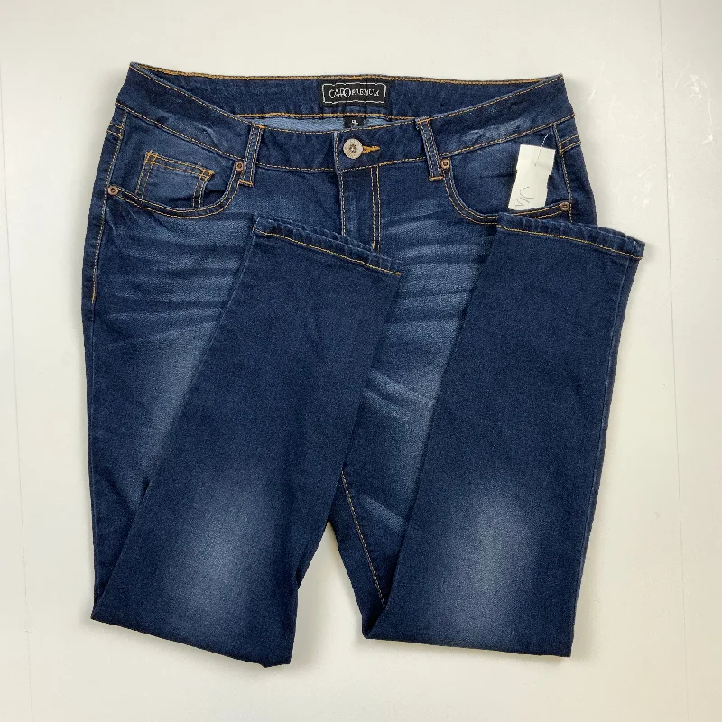 Jeans Skinny By Cato In Blue Denim, Size: 12petite British Gentlewoman Style