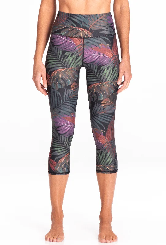Hawaiian Jungle | Kailani High Waist Capri Scandinavian