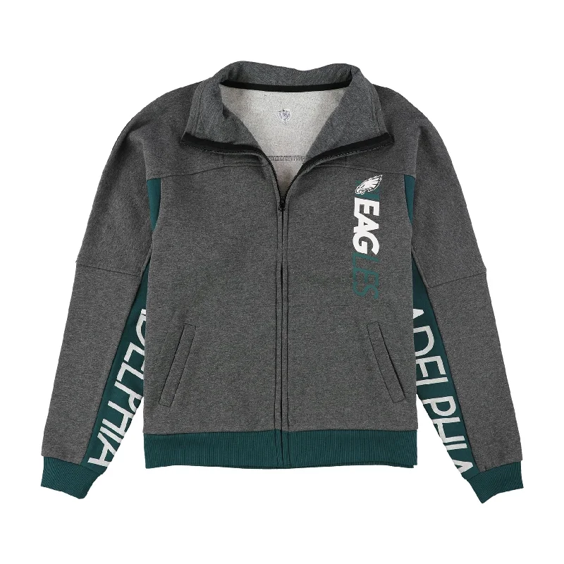 Hands High Womens Philadelphia Eagles Sweatshirt, Grey, Medium Women