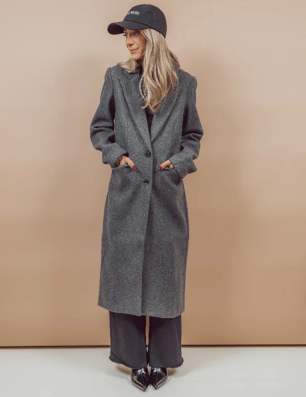 Adelaide Longline Coat Practical Women's Multi - 