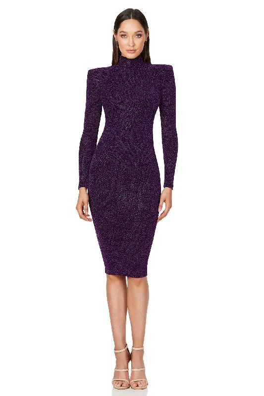 Nookie Nova Midi Dress - Purple Cool Women's Skate