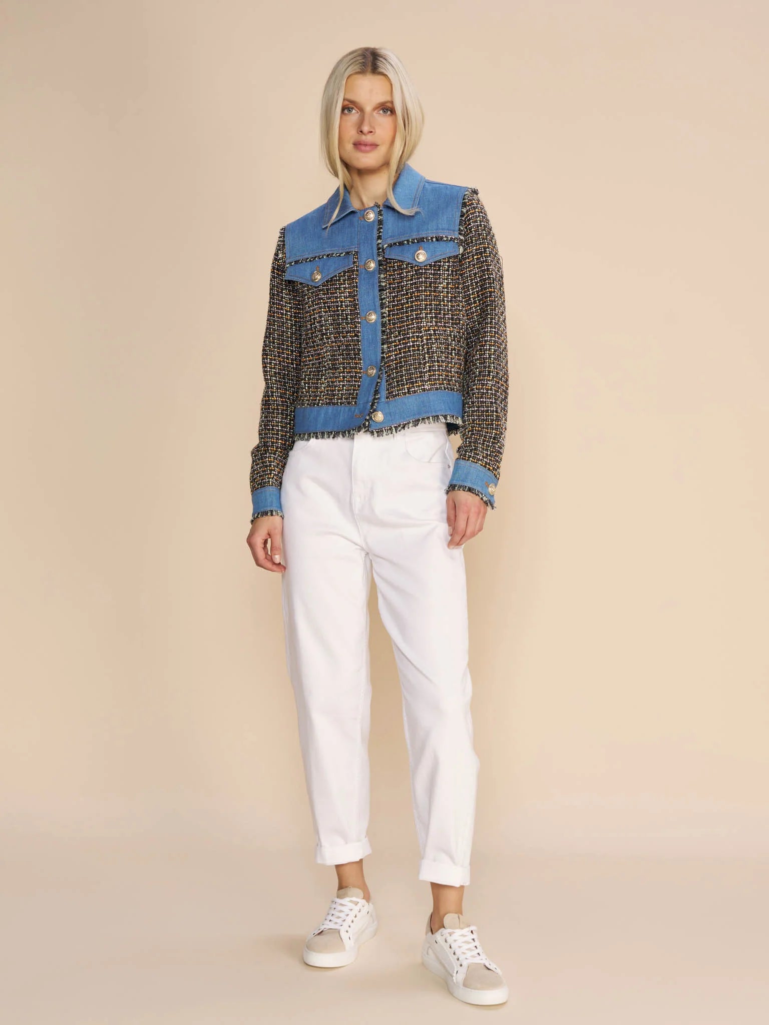 Mos Mosh White Ankle Basya Bianco Jeans Trendy Women's 
