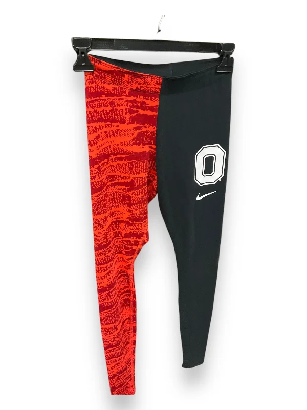 Athletic Leggings By Nike Apparel In Black & Red, Size: Xs Country